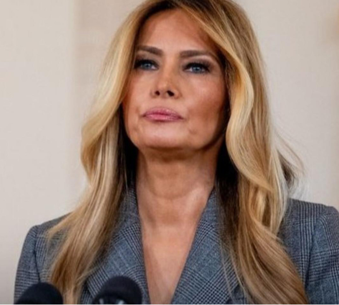First Lady Melania Trump delivered a public statement
