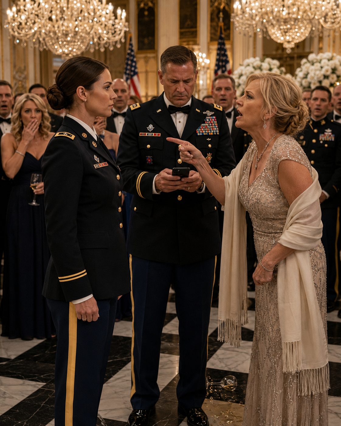 I Arrived at the Gala Wearing My Dress Blues
