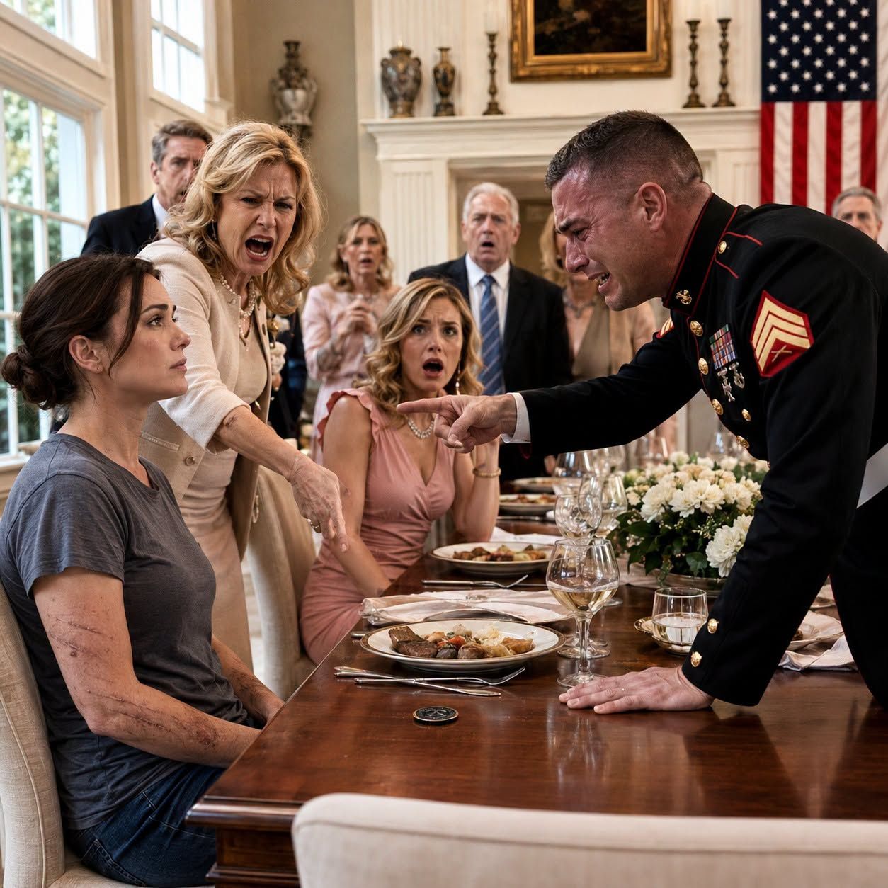 The Marine Walked Into My Motherโs Dinner Before I Could Stop Him